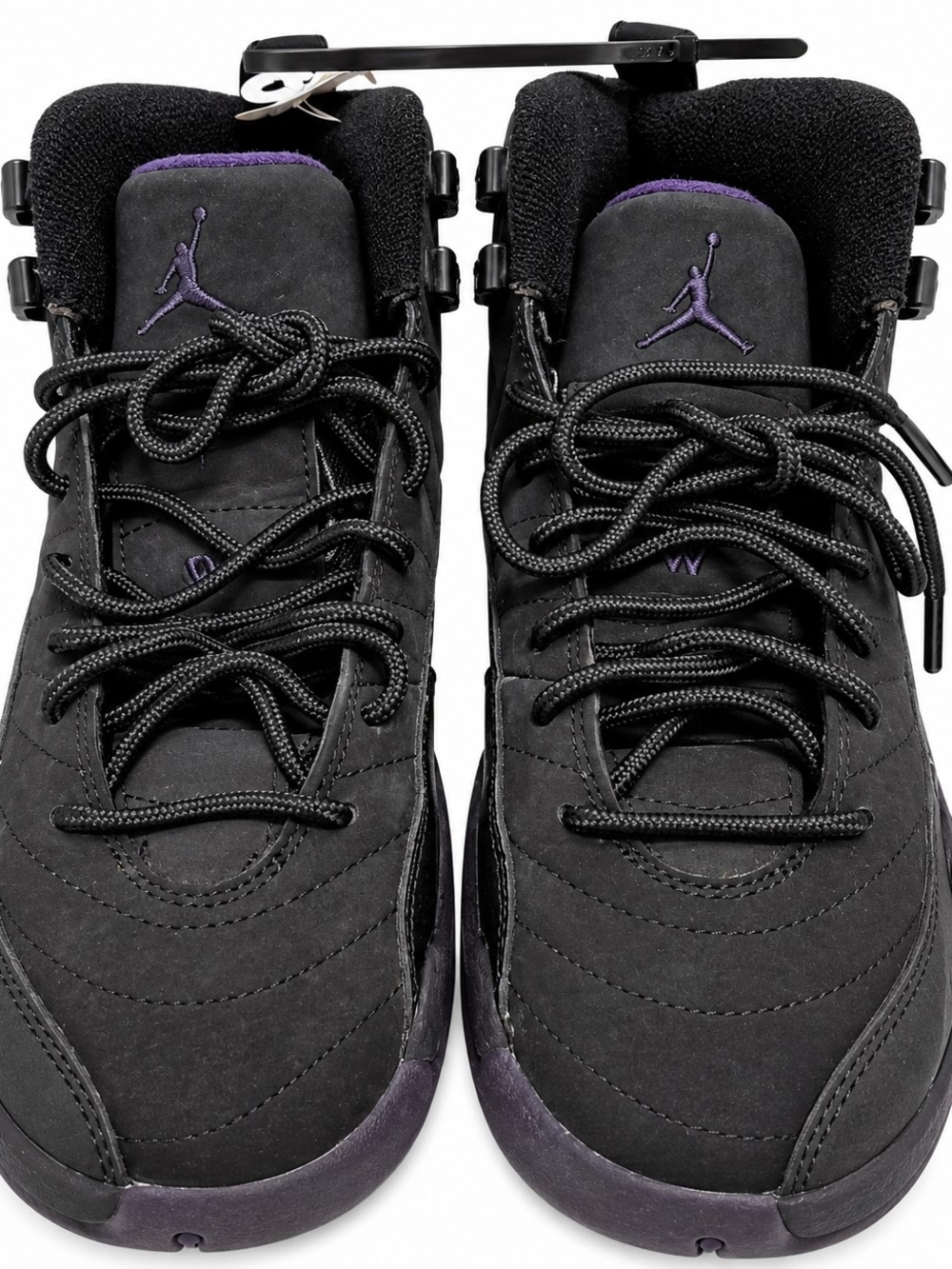 Jordan Men’s Black with Purple Accents Sneakers